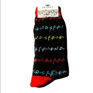 Men’s Warner Bros. FRIENDS Theme Novelty Socks 2-Pair Bundle Sz 6-12